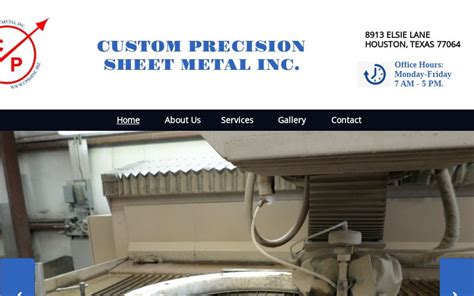 Custom Precision Sheetmetal Inc. in Houston, TX 77064 